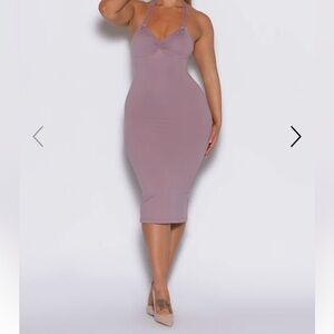 Bombshell sportswear sweetheart dress mauve XS